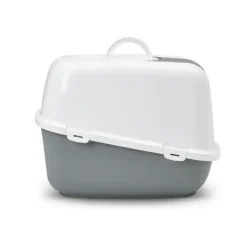 Maison de toilette pour chat Nestor Jumbo Gris 66,5x48,5x46,5 cm