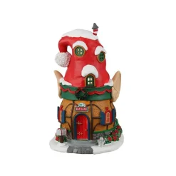 Maison d'elfe pour village de Noël Lemax Santa's Wonderland Elf Lane n°1