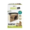 Maison en bambou pour lapin Hamiform Modul’home