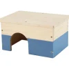 Maison en bois pour cochon d'Inde coloris bleu Zolux Neolife – Taille L