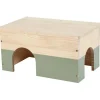 Maison en bois pour lapin coloris vert Zolux Neolife – Taille XL