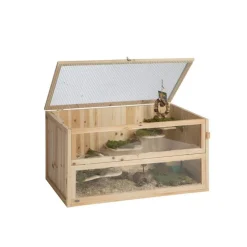 Maison pour rongeur en bois 2 niveaux Trixie – 100 x 50 x 50 cm