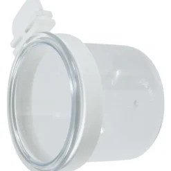 Mangeoire à pâtée pour les oiseaux en plastique coloris transparent Zolux - 5,5 x 7 x 4,5 cm