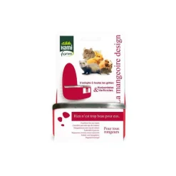 Mangeoire à suspendre bordeaux pour Lapin et cobaye