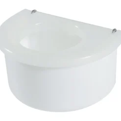 Mangeoire anti-gaspillage pour les oiseaux en plastique coloris blanc Zolux - 7 x 6 x 4,3 cm