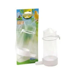 Mangeoire extérieure blanche pour petit bec Ø6xH15 cm