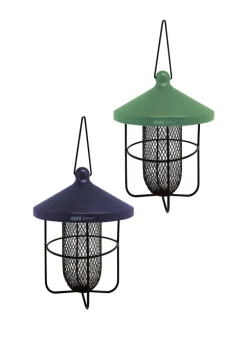 Mangeoire pour oiseaux du ciel en métal Hami form Luzio - 19 x 19 x 24 cm