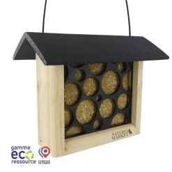 Mangeoire pour pain de graisse en pin Nature's market modèle Le Repas