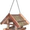 Mangeoire suspendue pour oiseaux de la nature en bois d'écorce Trixie - 25 x 25 x 25 cm