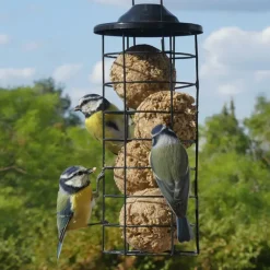 Mangeoire tube pour boules de graisse