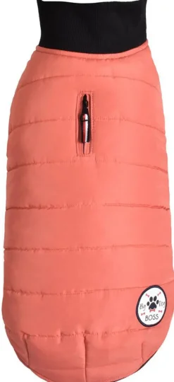 Manteau de pour chien molosse coloris rose blush Bobby Costaud - 48L