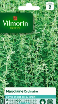 Marjolaine ordinaire Vilmorin - graines à semer