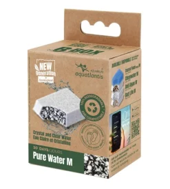 Masse filtrante pour aquarium coloris blanc Aquatlantis B-Box pure water charbon actif - Taille M