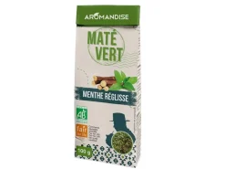 Maté vert sauvage menthe réglisse bio Aromandise - 100 g