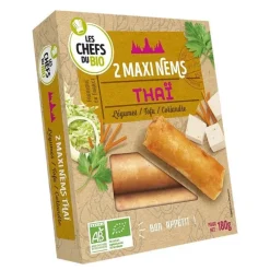 Maxi nems thai Les p'tits chefs du bio - 2 x 90 g