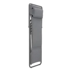 Maxi Transat BeComfort® tube titane silver Lafuma Mobilier - 62 x 83 x 94 cm