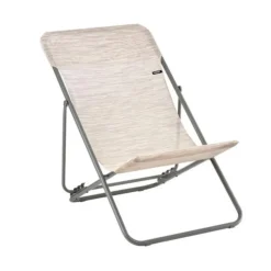 Maxi transat beige 62 x 83 x 94 cm