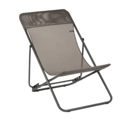 Maxi transat gris 94 x 62 x 83 cm