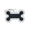 Médaille glam petit os noir