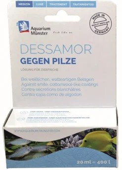 Médicament anti-fongique pour aquarium Dewerse Dessamor Champignons - 20 ml