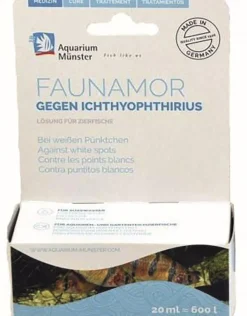 Médicament antiparasitaire pour aquarium Dewerse Faunamor Points Blancs - 20 ml