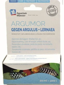Médicament contre les poux et les vers des poissons pour aquarium Dewerse Argumor Poux - 20 ml