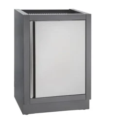 Meuble 1 tiroir pour plancha coloris gris Napoleon