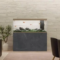 Meuble d'aquarium noir marbré CIANO Emotions Pro 150 - 150cm