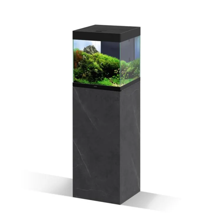 Meuble pour aquarium Emotions Pro 40 noir marbré - 40 x 40 x 138 cm