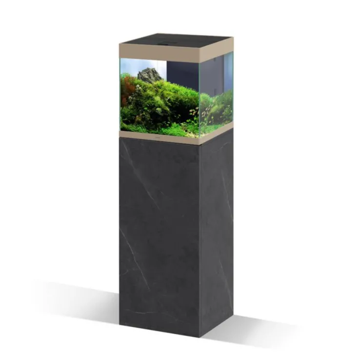 Meuble pour aquarium Emotions Pro 40 noir marbré - 40 x 40 x 138 cm