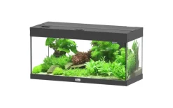Meuble pour aquarium en bois coloris gris foncé 3 portes Aquatlantis Sublime Ultra 150 - 150 x 50 x 83 cm