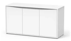 Meuble pour aquarium en bois coloris blanc 3 portes Aquatlantis Volga 450 - 80 x 52,5 x 152,5 cm
