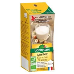 Mini boisson riz épeautre noisette bio Bonneterre - 20 cl