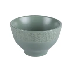 Mini bol en grès effet martelé vert Vesuvio - Ø 9,5 cm x H 6 cm