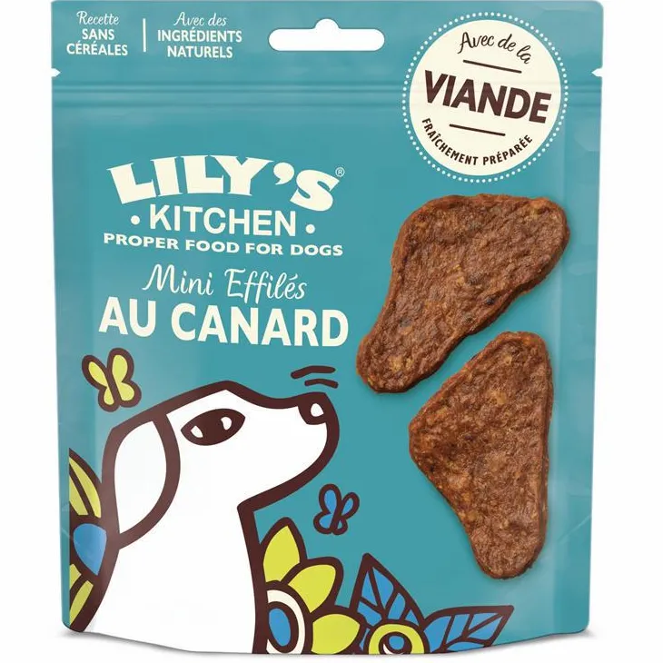 Mini effilés au canard friandise pour chien Lily’s Kitchen - 70 g