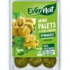 Mini palets aux pois chiches bio Evernat Épinards - 150 g