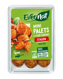 Mini palets aux pois chiches bio Evernat italien - 150 g