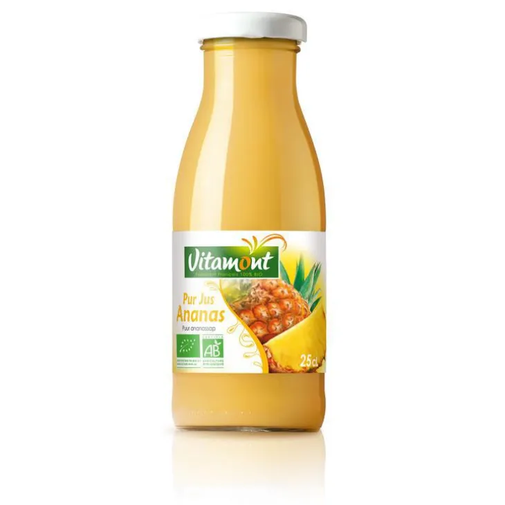 Mini pur jus d’ananas bio - 25 cl