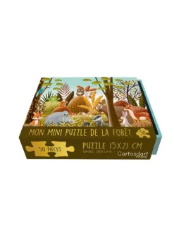 Mini puzzle de la forêt Cartes d’art 50 pièces