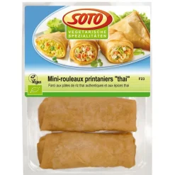 Mini rouleaux printaniers bio Thai Soto - 4 x 50 g