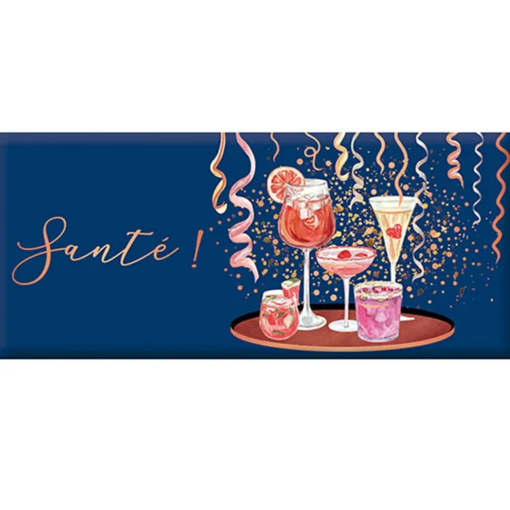 Mini tablette de chocolat au lait « Santé » Art Grafik