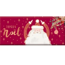 Mini tablette de chocolat au lait  « Joyeux Noël » Art Grafik