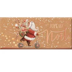 Mini tablette de chocolat au lait  « Joyeux Noël » Art Grafik