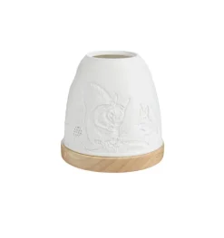 Mini-igloo lumineux en verre à motifs écureuils Bernard Grange