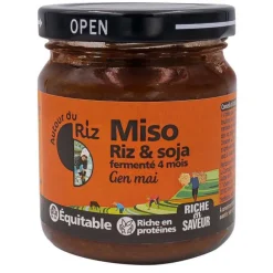 Miso de riz complet pasteurisé Gen mai bio La compagnie du riz - 200 g