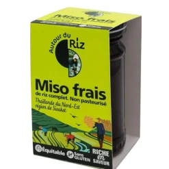 Miso frais non pasteurisé bio La compagnie du riz - 250 g