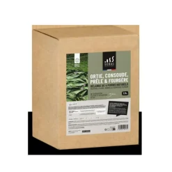 Mélange de 4 purins naturels ortie, prêle, fougère, cousoude 100 % naturel Sobac - 1,5 L