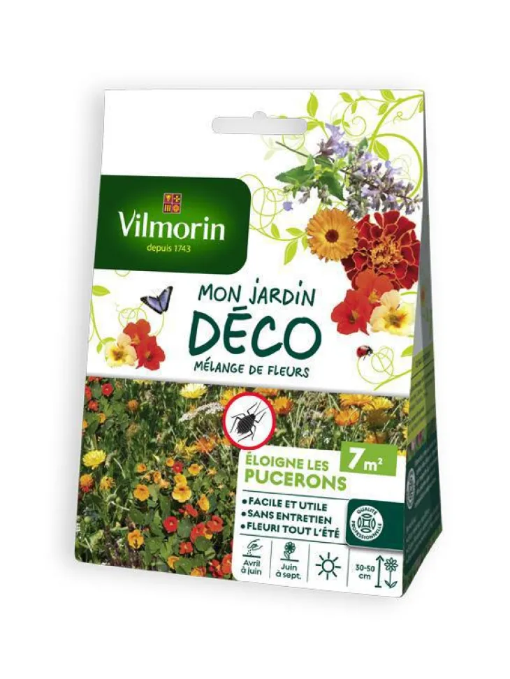 Mélange de fleurs Éloigne les pucerons Vilmorin - graines à semer