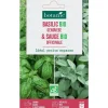 Mélange de graines basilic genivese bio et de sauge officinale bio botanic® - graines à semer