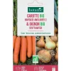 Mélange de graines carotte nantaise ameliorée bio et de oignon stuttgarter bio botanic® - graines à semer
